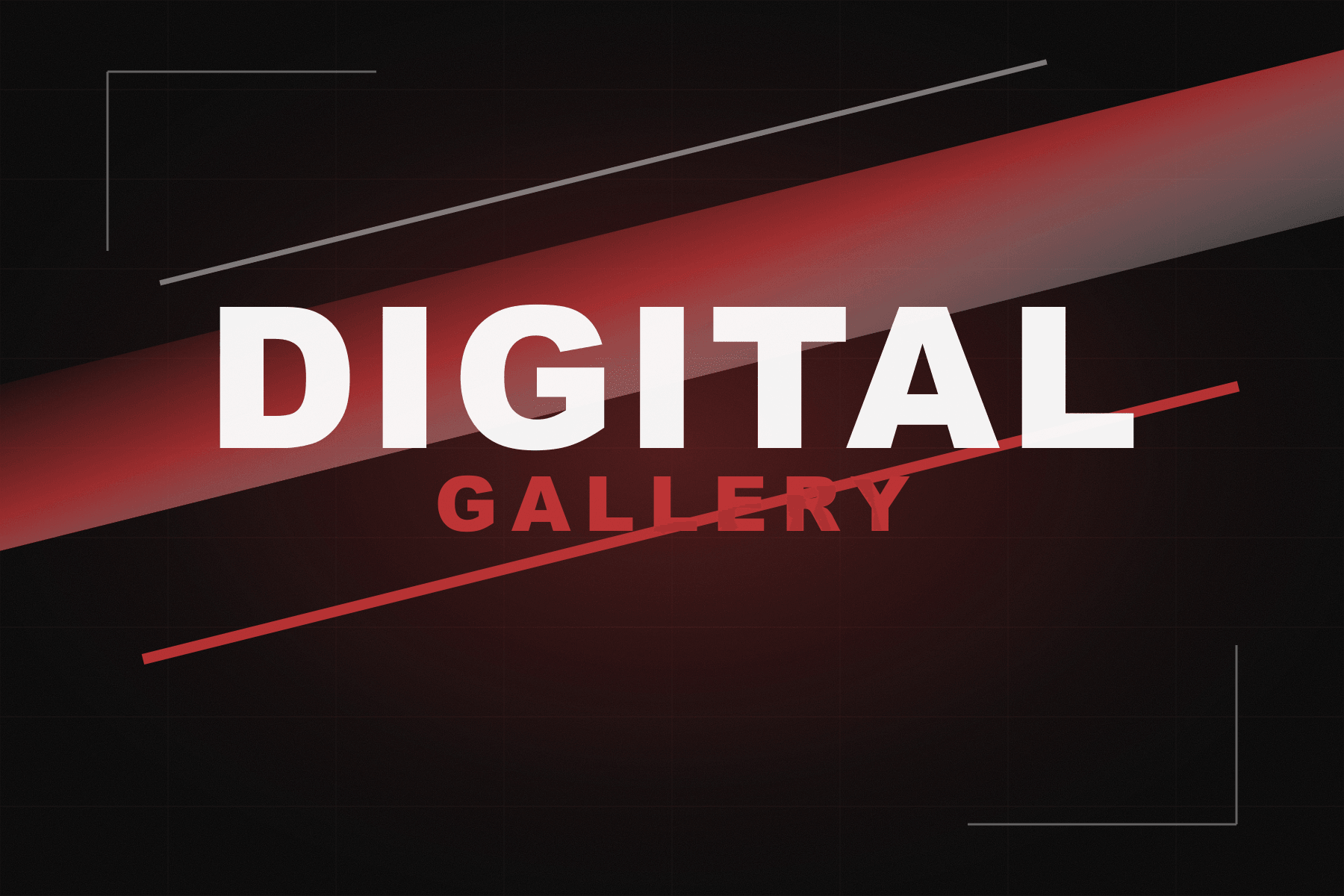 A digital artist application placeholder with premium gallery framing.