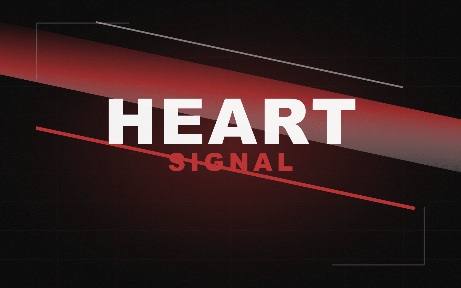 A stark HLAR poster-style image with red light and exhibition texture.